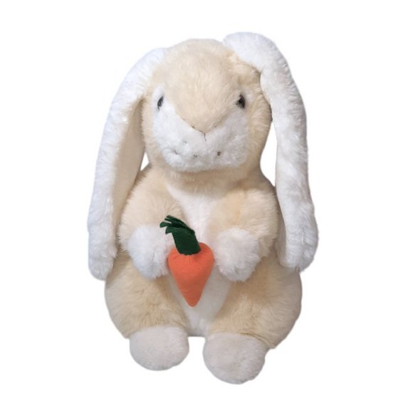 PJ Toys Inc. Bunny Rabbit With Carrot Plush Stuffed Toy 14" - Picture 1 of 9